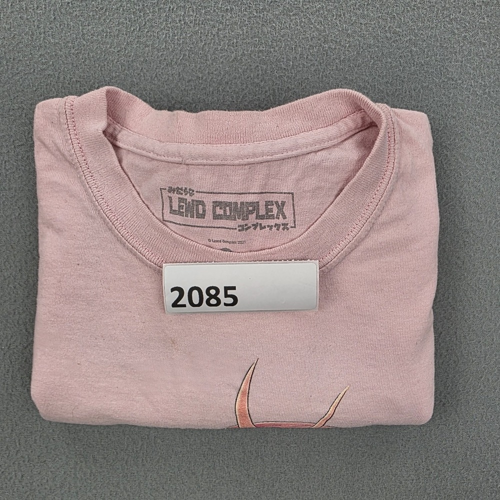 Lewd Complex T-Shirt Mens Size XL Pink Japan Manga Oni Anime Girl Short Sleeve - Picture 11 of 11